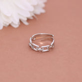 Couple Silver Ring for Valentine